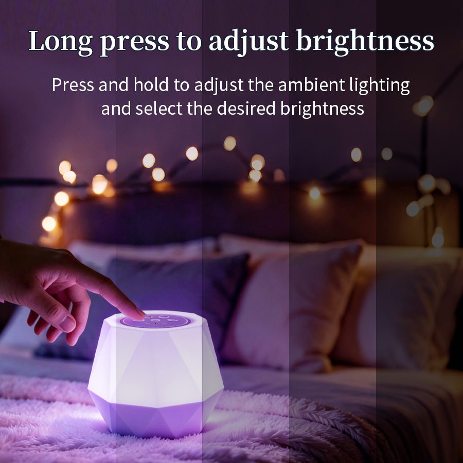 White Noise Function Night Lig - Baby Nursery Night Light ulasan dan harga