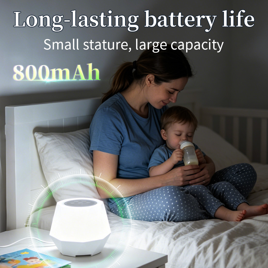 White Noise Function Night Lig - Baby Nursery Night Light ulasan dan harga