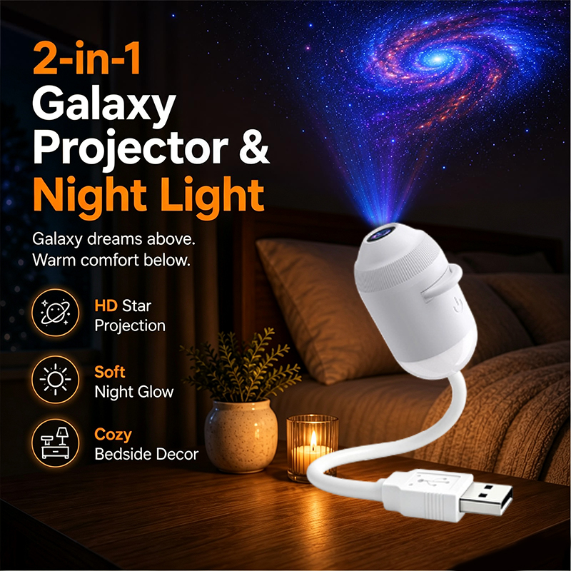 Dynamic Night Light Projector  - Night Light Projector Stars ulasan dan harga