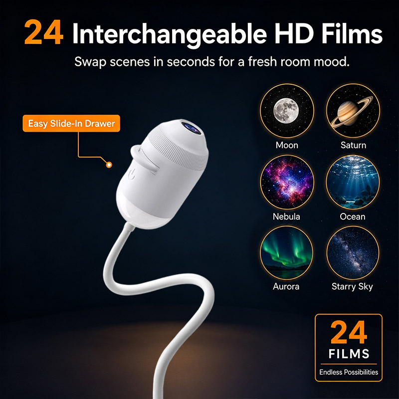 Dynamic Night Light Projector  - Night Light Projector Stars ulasan dan harga