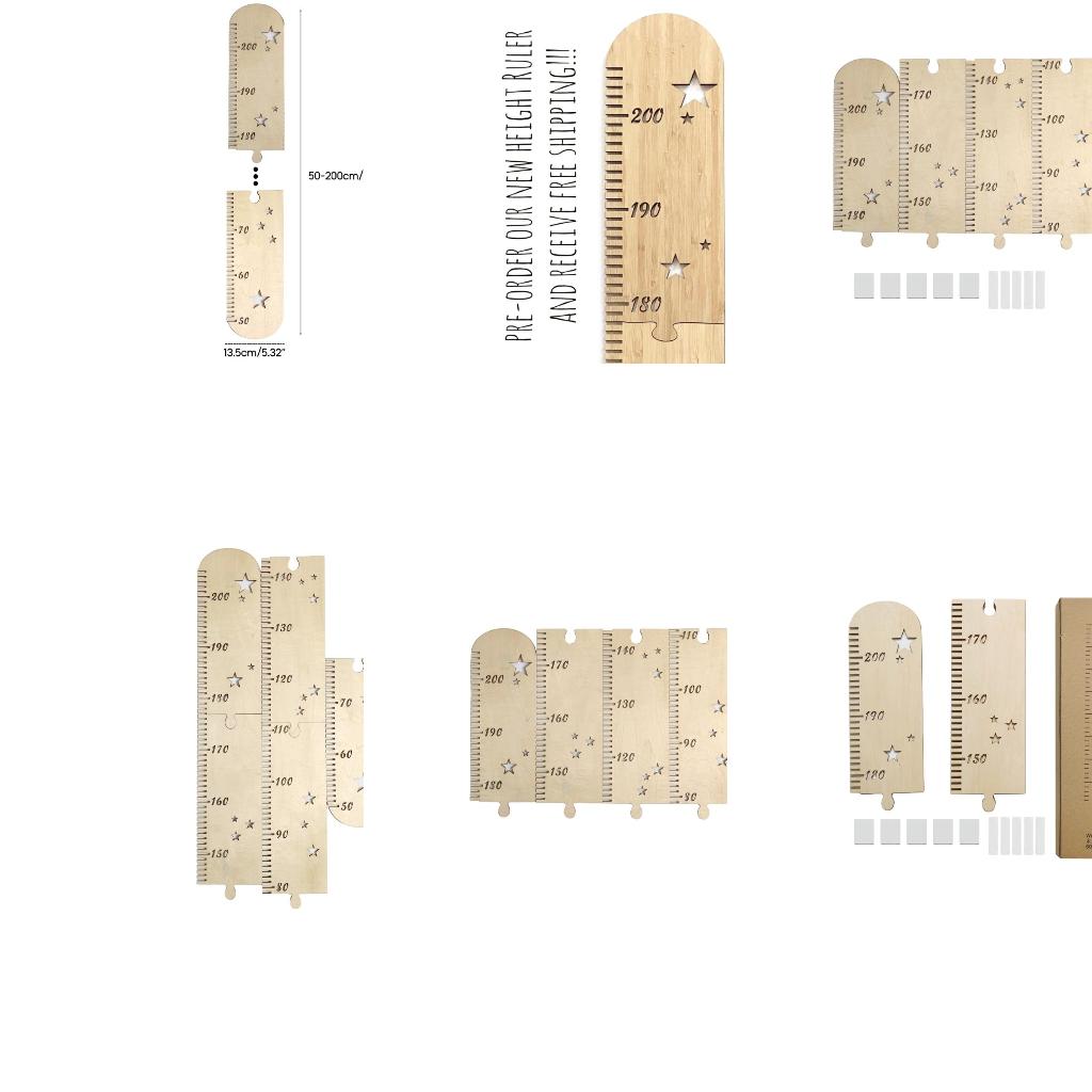  1Set Kids Height Growth Chart - Growth Chart Ruler ulasan dan harga